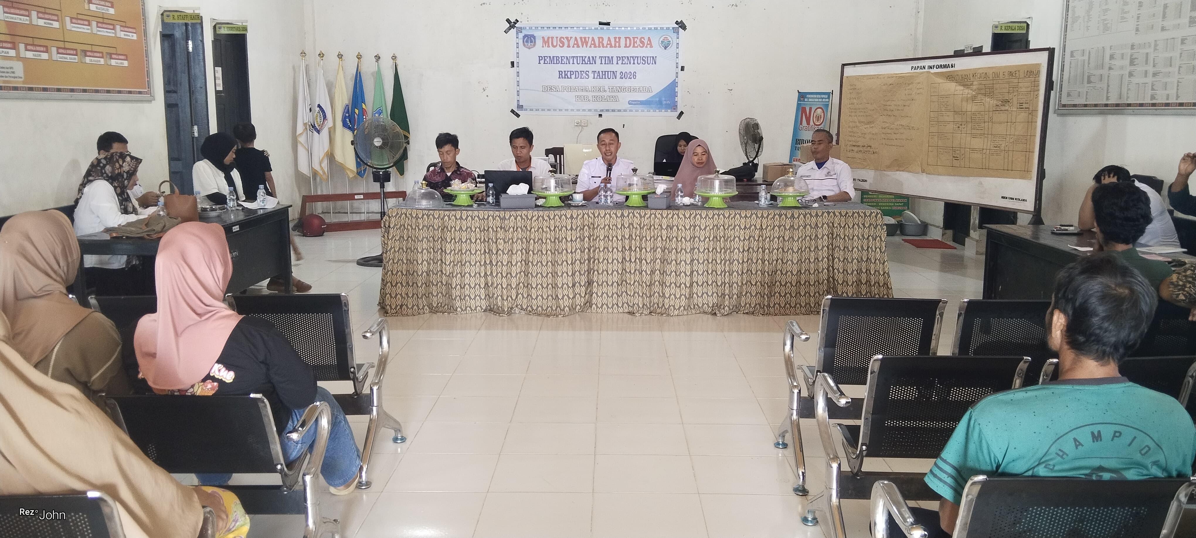 Musyawarah Desa Popalia Bentuk Tim Penyusun RKPDES Tahun 2026